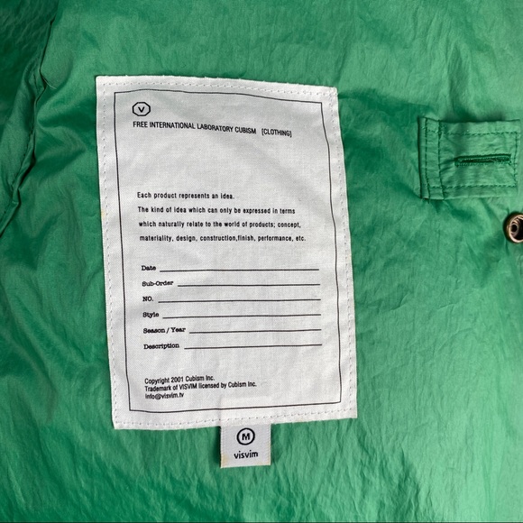 Visvim Insulator Down Vest Multicolor Men's Size Medium - Picture 8 of 9